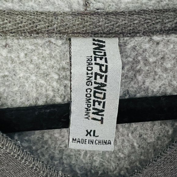 Womens Grey Hoodie with Horse Logo, Size XL NWOT - Picture 5 of 7